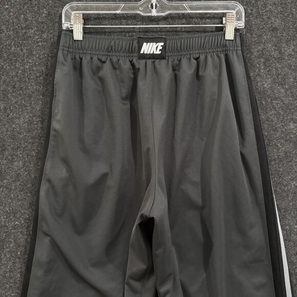 Nike Pants Mens Medium Gray Straight Leg Sweatpants Track Drawstring Swoosh - Picture 4 of 12